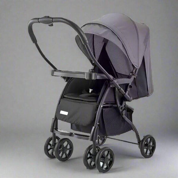 INFANTES BABY STROLLER BLACK & BLUE - Image 2