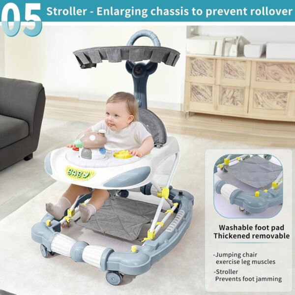 3 in 1 Multi-Functional Cute Baby Walker & Rocker - Image 5
