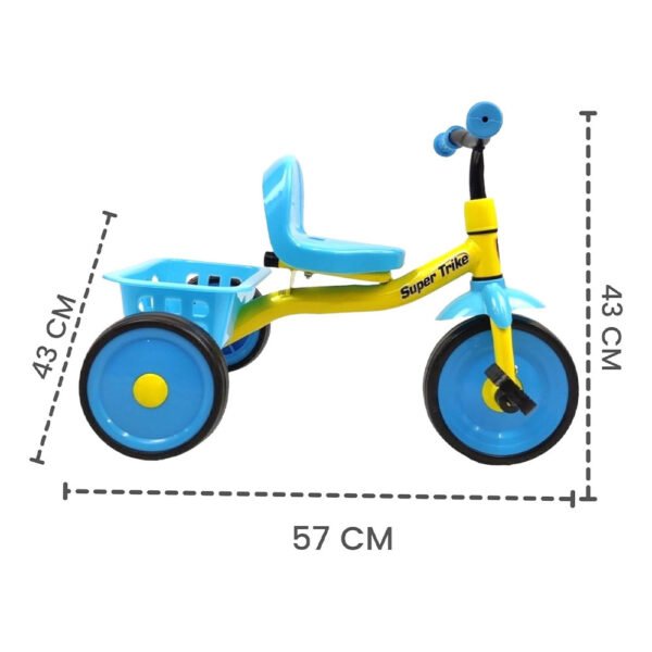 KIDS IMPORTED TRICYCLE WITH BASKET - Image 5