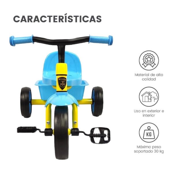 KIDS IMPORTED TRICYCLE WITH BASKET - Image 2