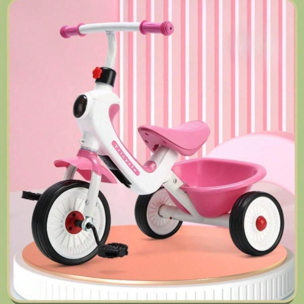 IMPORTED KIDS TRICYCLE WITH LIGHT & MUSIC -BLUE - Image 2